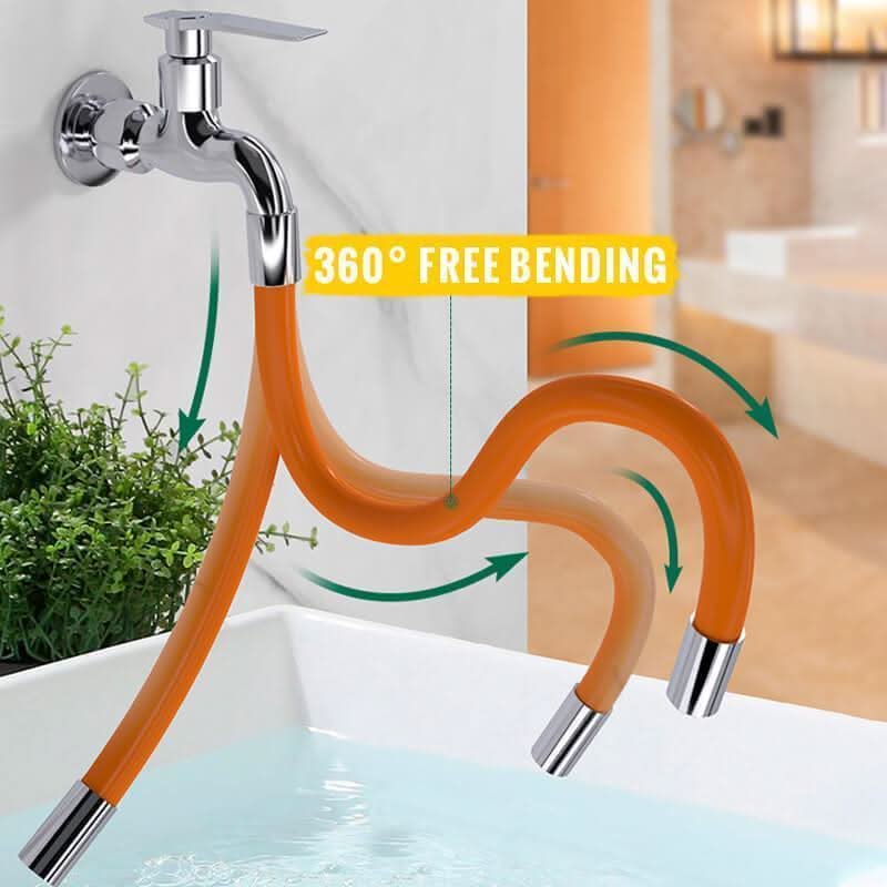 Flexible rotating hose – Total control of the water jet 